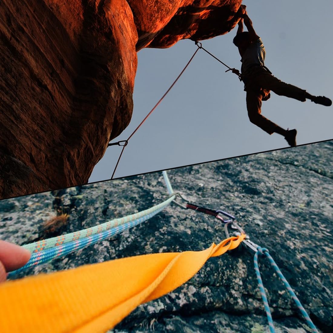 4 Moschettoni Girevoli In Acciaio 64mm - Per Guinzagli Cani, Paracord, Attività Outdoor - Argento - Foto 2