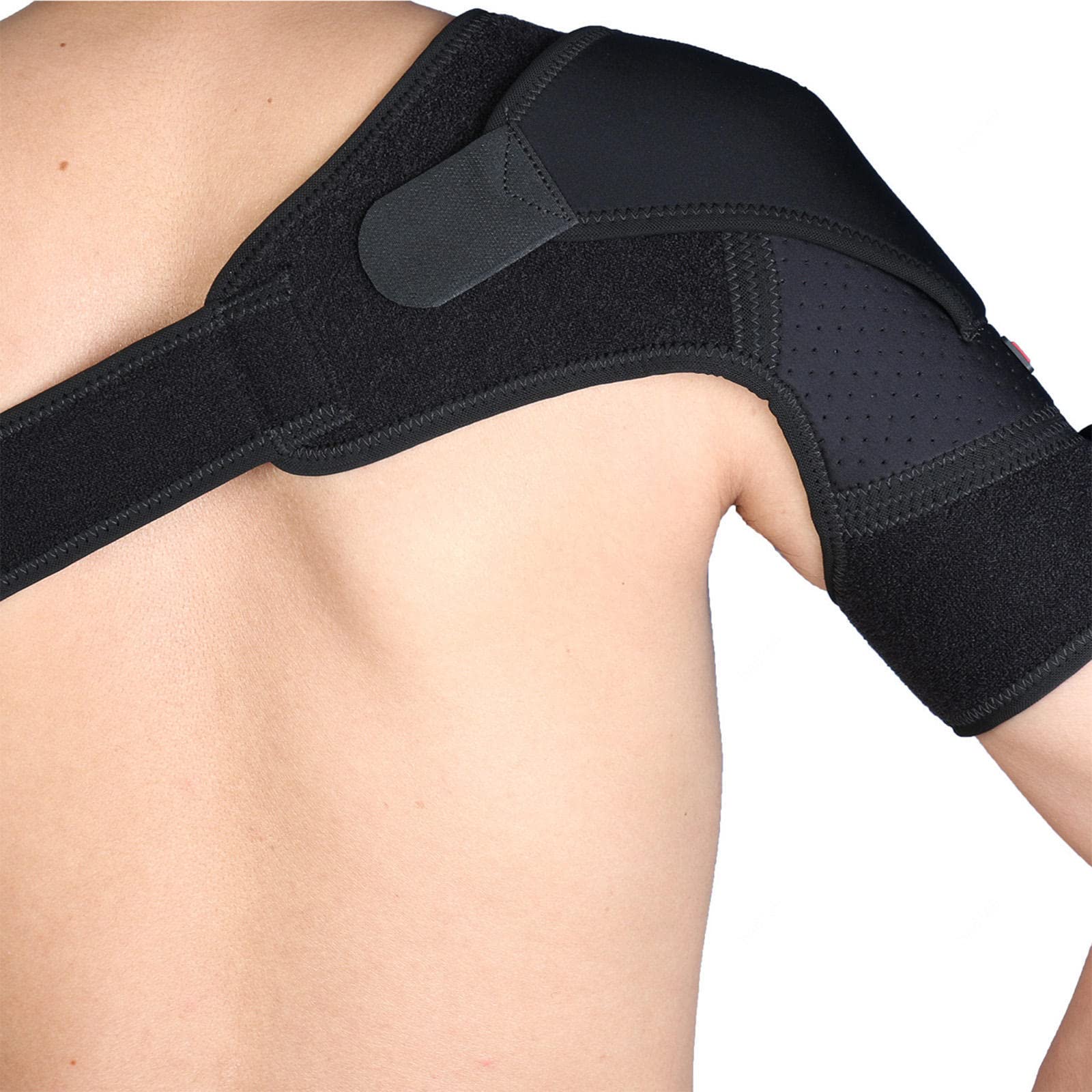 Tutore La Stabilità della Spalla, Tutore La Spalla, Cinghia Compressione Uomo Donna, Cuffia dei Rotatori Regolabile Avvolgente Braccio Sinistro Destro, Articolazione AC Lussata,Right