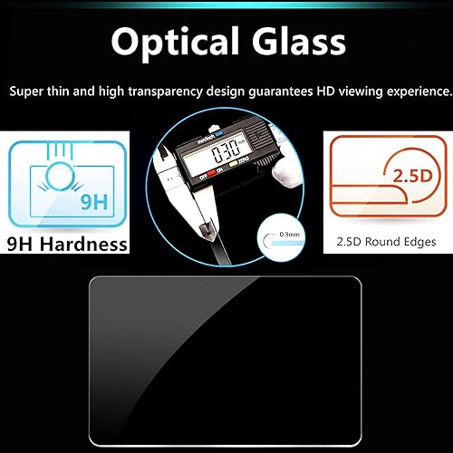 Miniatura 5 de PCTC Protector de pantalla LCD de vidrio templado compatible con cámara réflex digital Nikon D7500 (3 unidades)