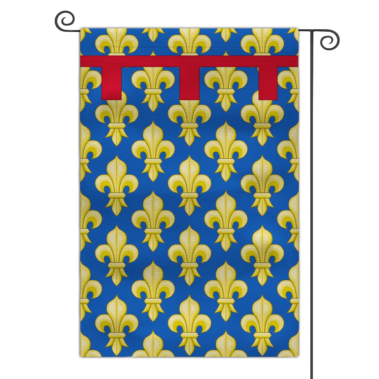 Medieval Coat of Arms Garden Flag 12x18 Double Sided Yard Outdoor Flag (Kingdom of Naples)