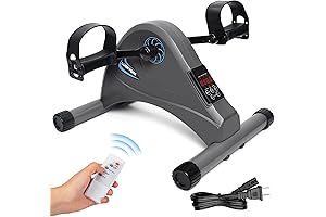 Exerpeutic Bike: Motorized Mini Exercise Bike Pedal Exerciser for Seniors
