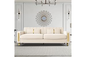 Luxurious Mid-Century Modern Velvet Loveseat for Elegant Living Spaces