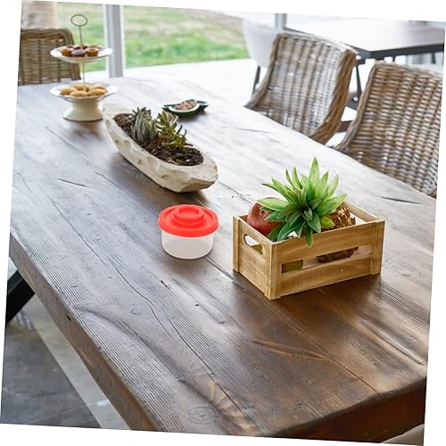 Miniatura 4 de UPKOCH Mini tarro dispensador de botellas de condimentos de vidrio, mini salero con tapa, recipientes sellables, ollas de sal y pimienta, recipiente