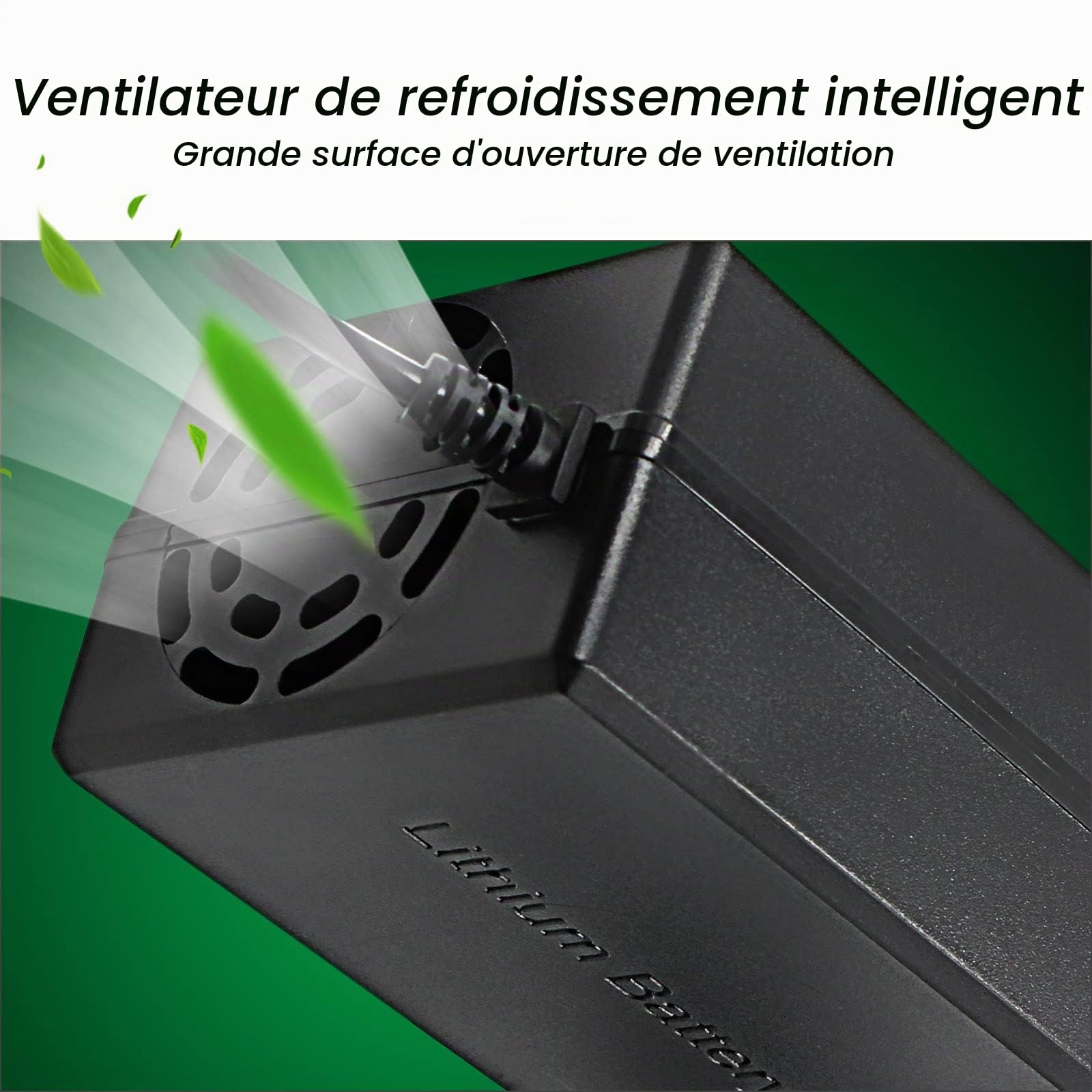 54.6v 5a Li-ION Chargeur de Batterie Multi-Plug pour E-Bike Scooter e-Bike Bateau Moto Chargeur de Batterie 13s 48v(ne Convient Pas aux Batteries Plomb - Acide)