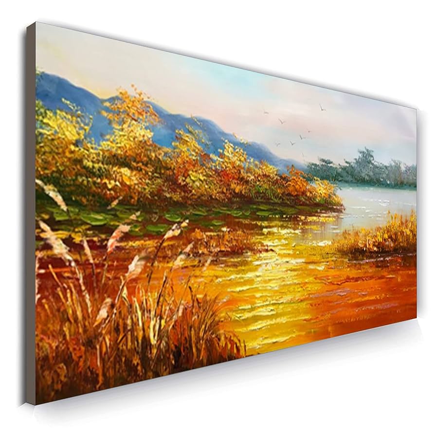 100% Hand-Painted Original Oil Painting Landscape Artwork
