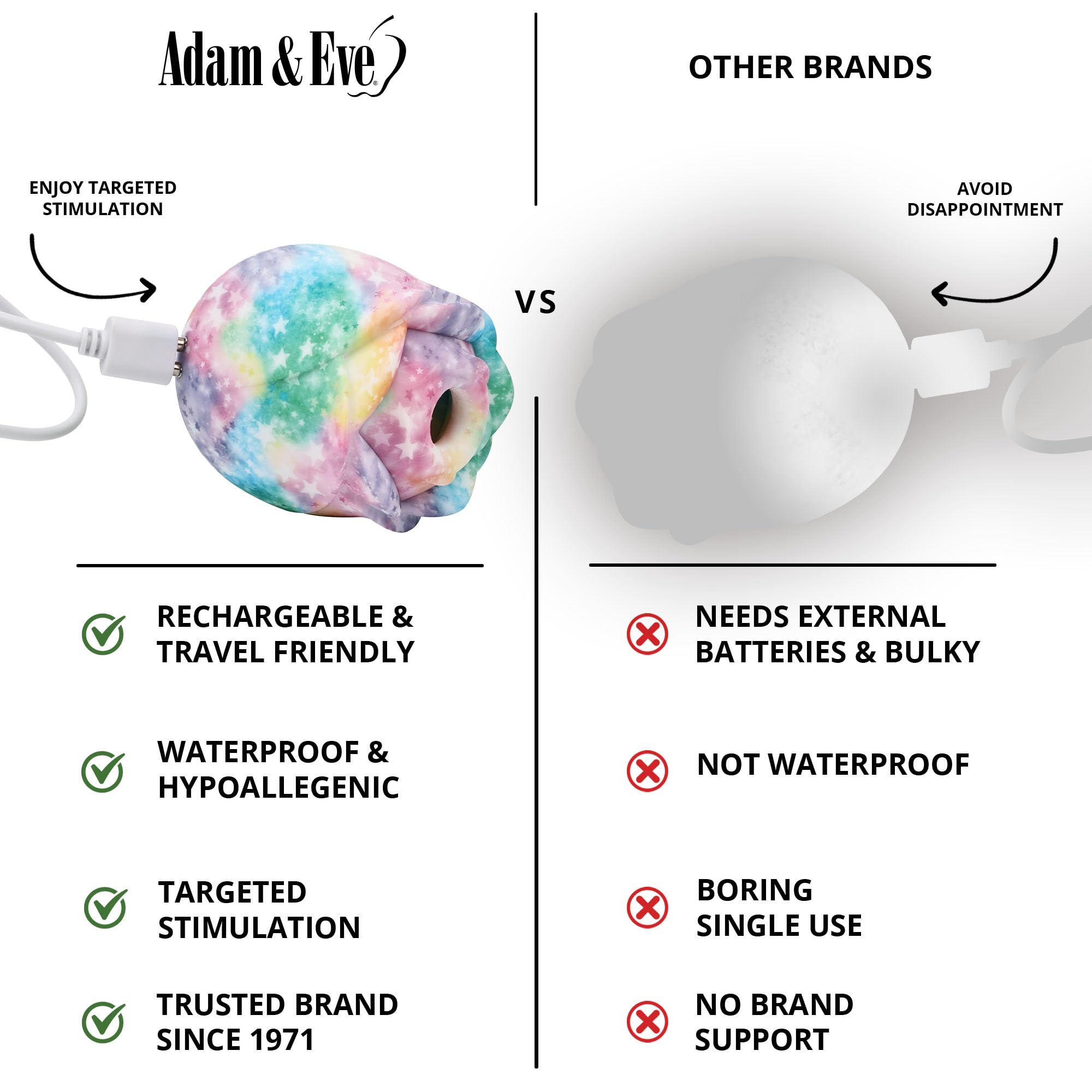 Eve's Ravishing Rose Tapping Clitoral Stimulator - by Adam & Eve