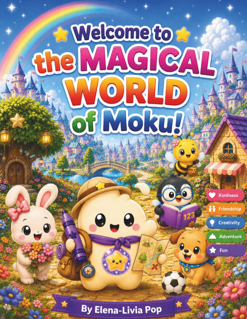 Welcome to the Magical World of Moku!: Color, Learn, and Explore with Moku and Friends - Ages 2-5 (Moku`s Little World)