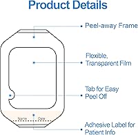 Vista 6 de LotFancy Apósito de película transparente, 6 x 8 pulgadas, 18 parches, vendaje impermeable para ducha posquirúrgica, escudo IV, vendaje de cuidado