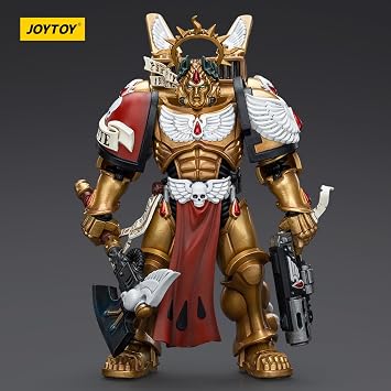JOYTOY Warhammer 40k Blood Angels, 1/18 Blood Angels Commander Dante Action Figure Collect Model