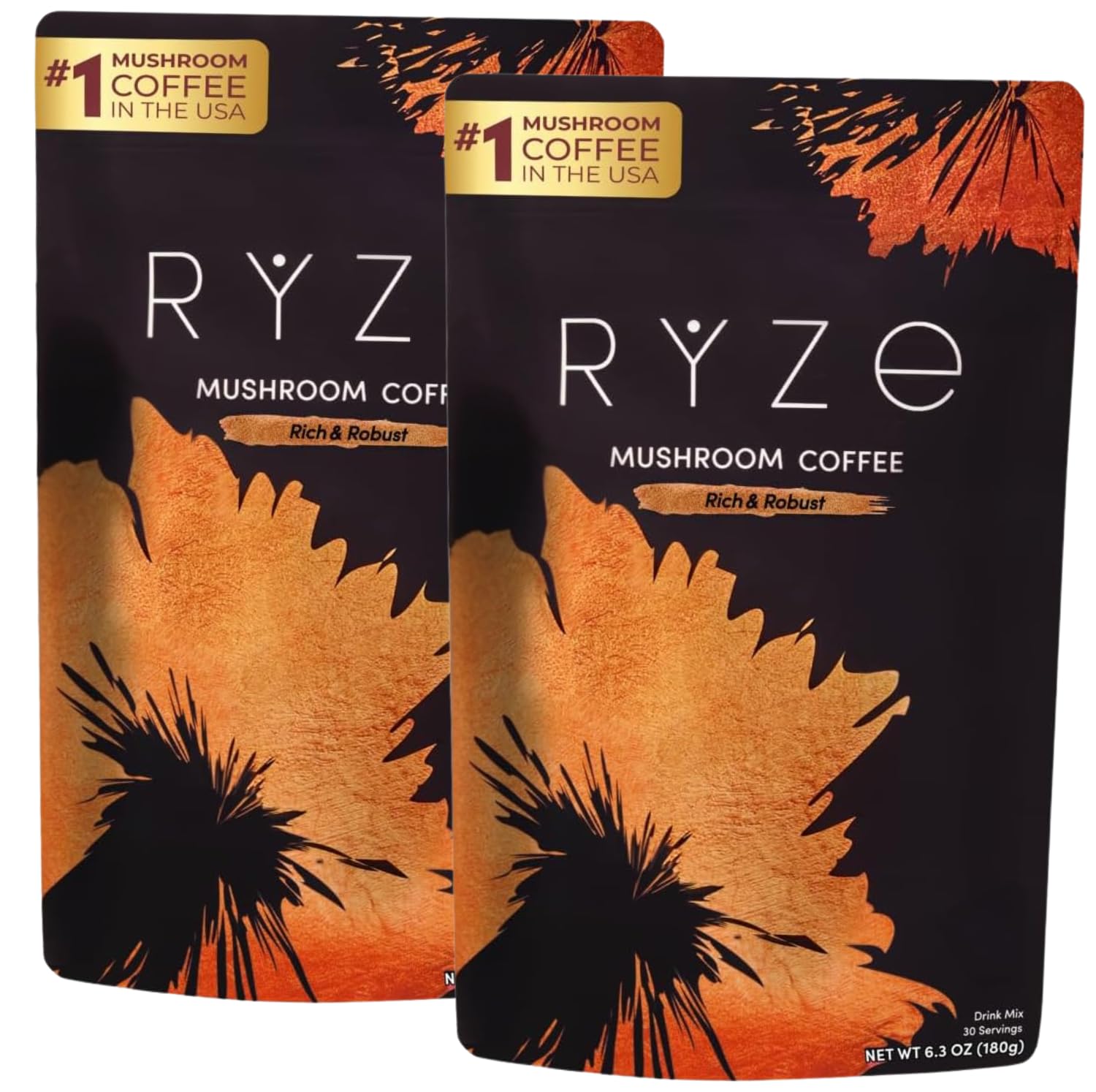 Amazon.com : RYZE SUPERFOODS Mushroom Dark Roast Coffee Starter 