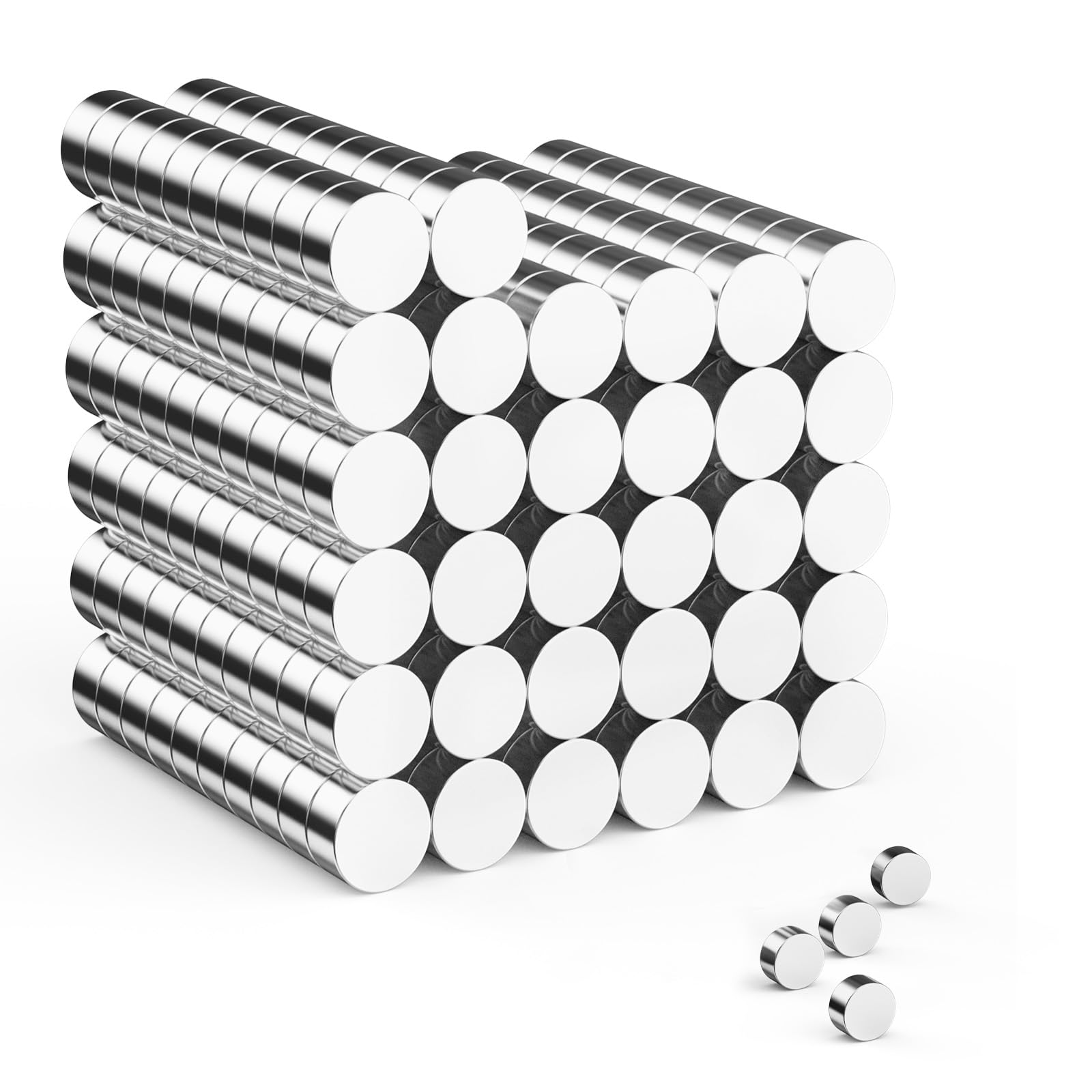320Pcs Small Neodymium Magnets, 6×3mm Mini Round Rare Earth Disc Magnets