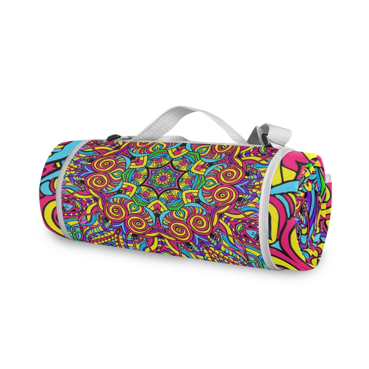 ALAZA Round Waterproof Picnic Blanket - Image 2