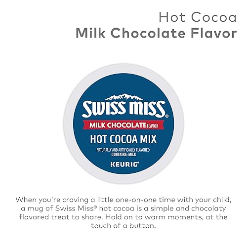 Vista 40 de Swiss Miss - Chocolate caliente de leche, cápsulas Keurig para chocolate caliente de una sola porción, 72 unidades.