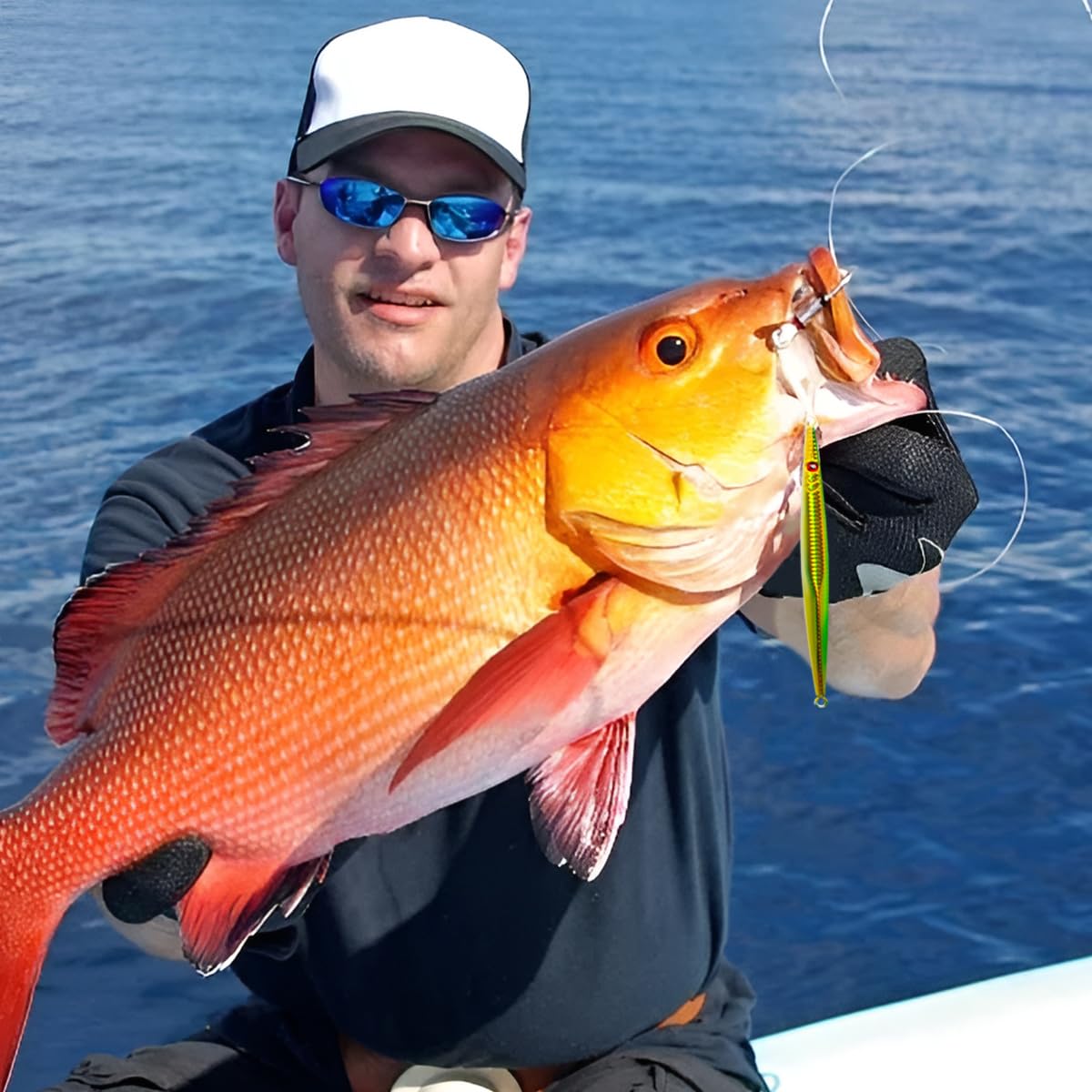 Szybkie głębokie tonące morze przynęty wędkarskie, WASAGA 4 szt. 60 g/80 g/160 g/200 g węglik morski spinner morski przynęta na ryby okonia niski makrela i jigging Lure