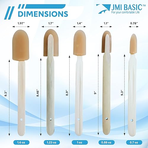 Miniatura 5 de JMIBASIC - Herramienta de acabado de calafateo de silicona, varios juegos de 5 tamaños, acabado de espátula de goma suave de alta calidad,