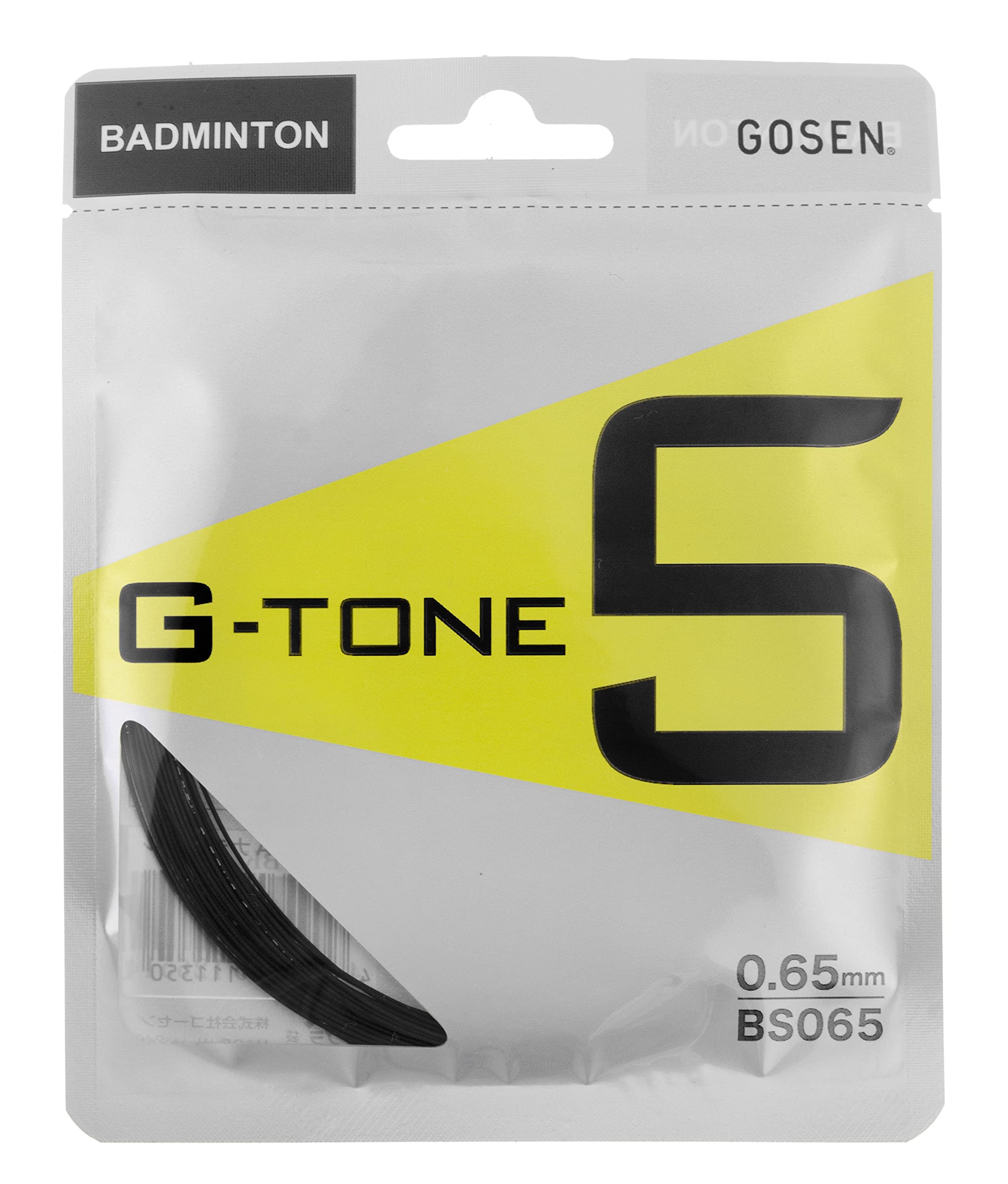 Gosen G-Tone 5 Badminton String Black 0.65mm - Made in Japan (B078QQVL7Z) Amazon Price History, Amazon Price Tracker