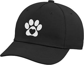Heart Paw Print Design Adjustable Baseball Hat