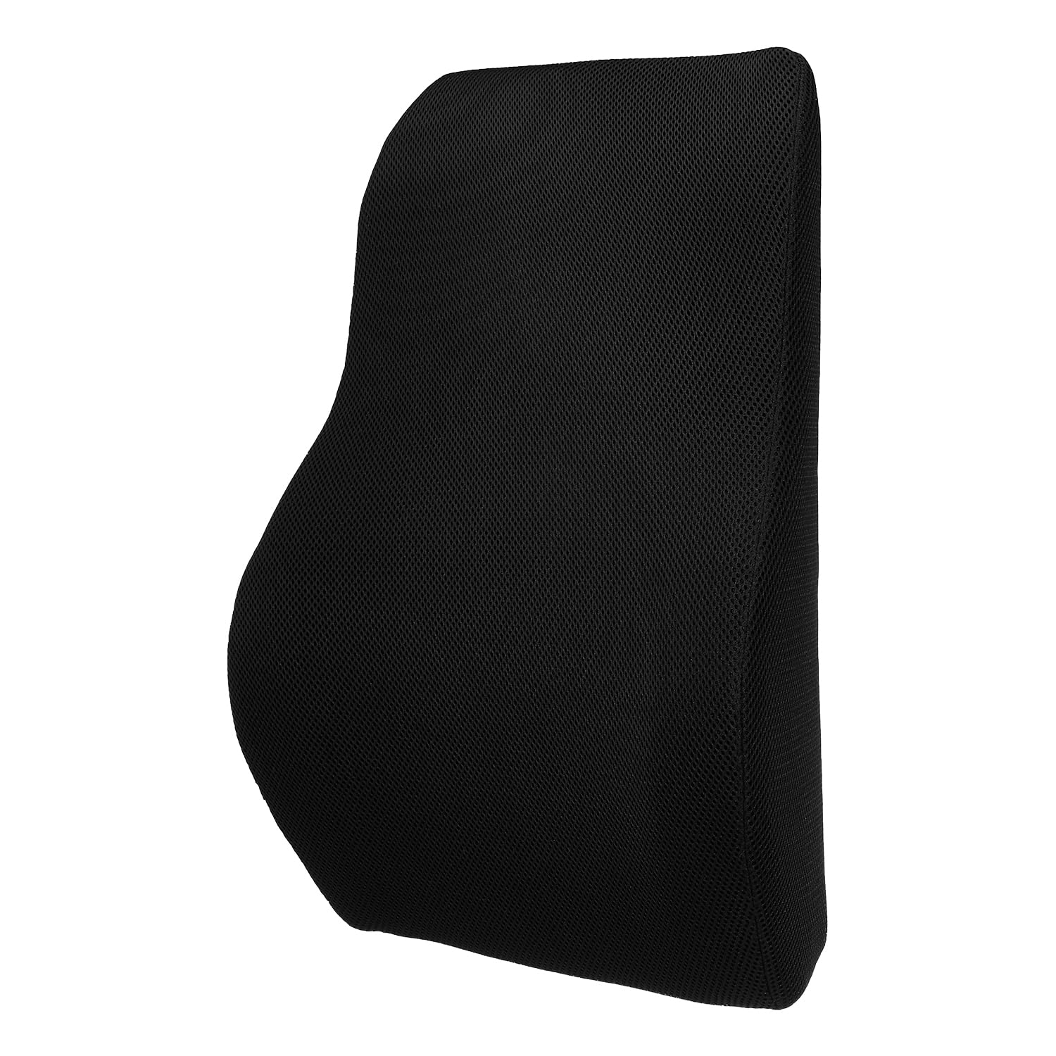 Amazon Basics Memory Foam Lumbar Spine Full Backrest Pillow for Pain Relief | Ergonomic Design Compatible with Car, Computer & Office Chair - Black (B0C7BLTK1Z) Amazon Price History, Amazon Price Tracker