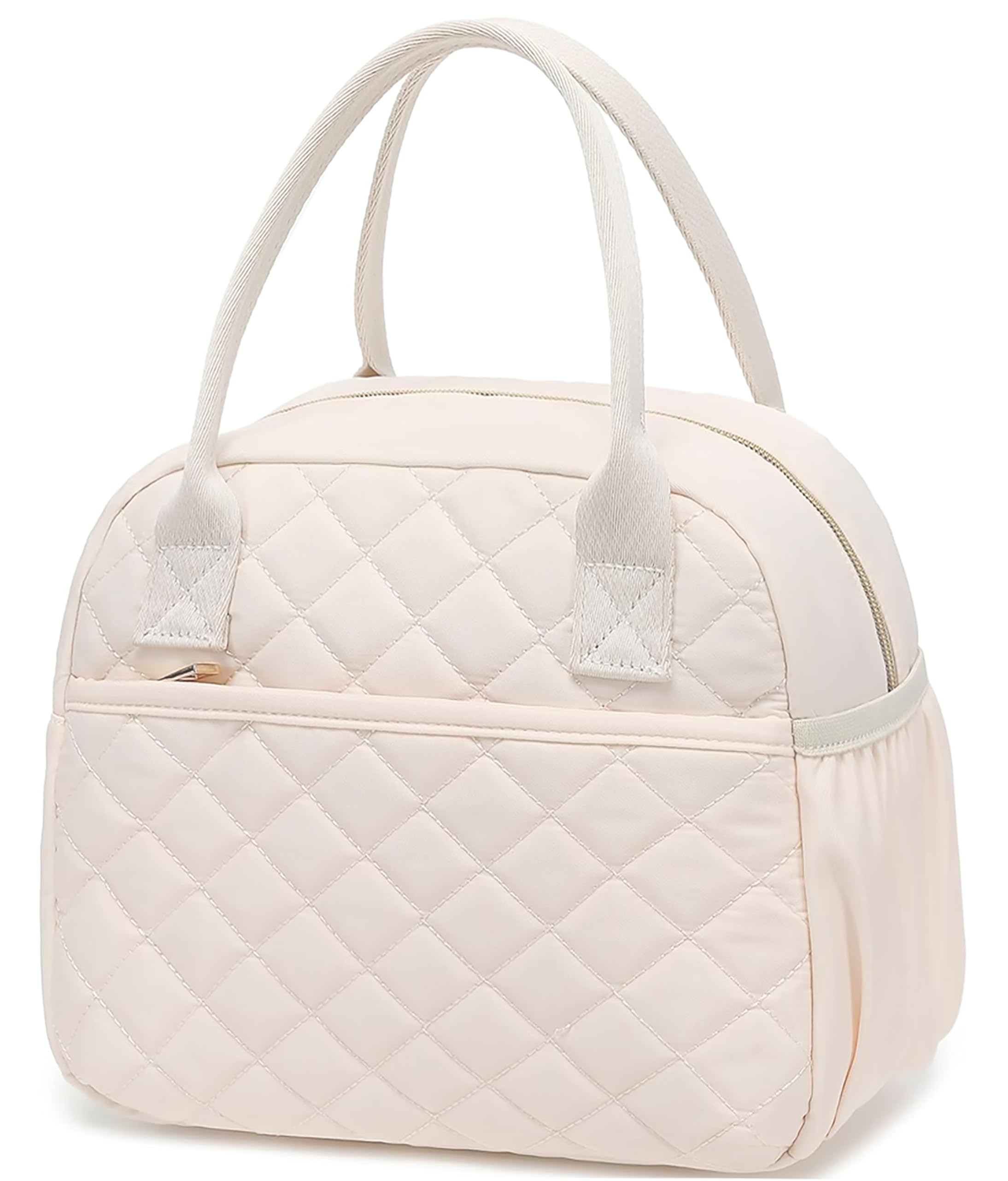 CAMTOP Lunch Box for Women Insulated Lunch Bag Lunchbox Cooler Thermal Leakproof Quilted Reusable Lunch Tote Bag for Work School Travel Picnic