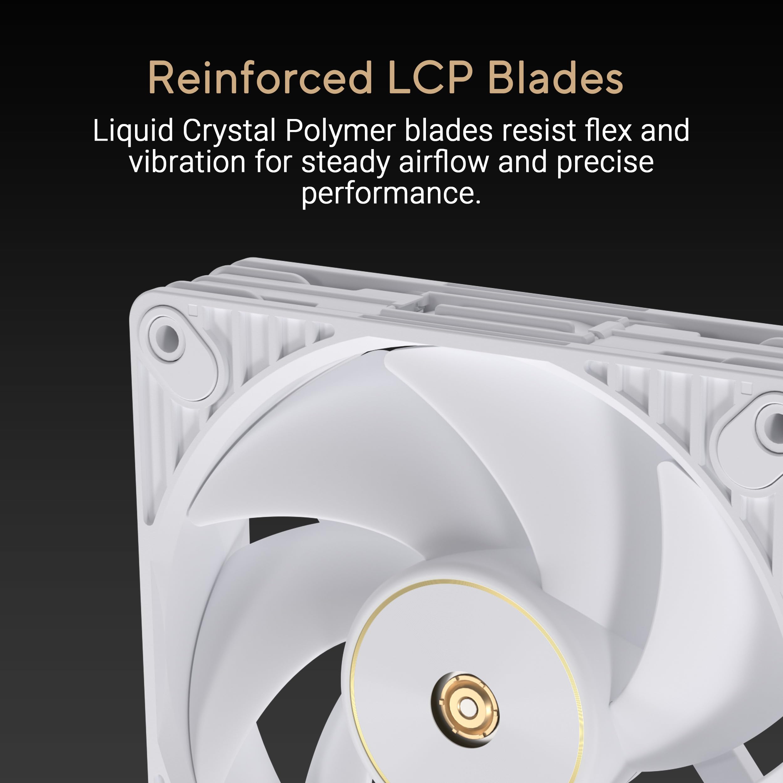 ASUS ProArt PF120 White Edition - Confezione da 3 ventole PWM da 120 mm, 3000 giri/min, flusso d'aria elevato/pressione statica, catena a margherita, controller