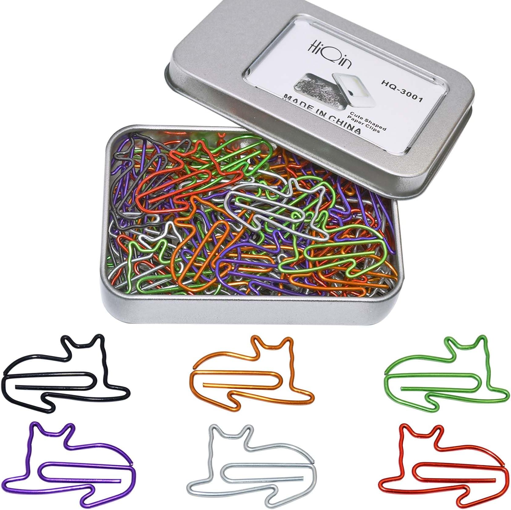 Cat Paper Clips Small Office Supplies Gifts for Cat Lover Coworkers, Cute Desk Accessories Gifts Idea