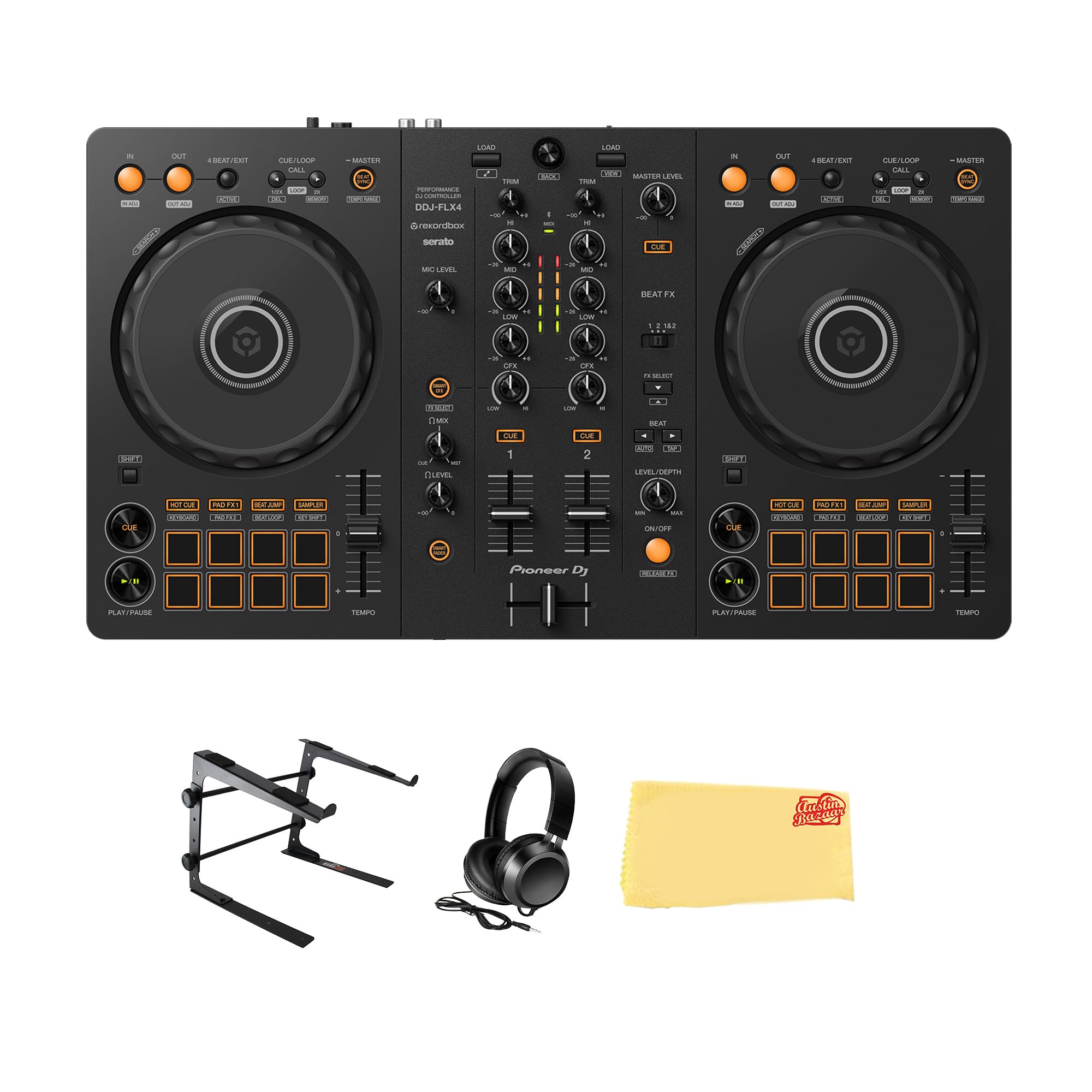Pioneer DJ ddj-flx4 ヘッドフォン付き 箱付き Amazon.com: Pioneer DJ DDJ-FLX4 2-Channel DJ Controller - Black