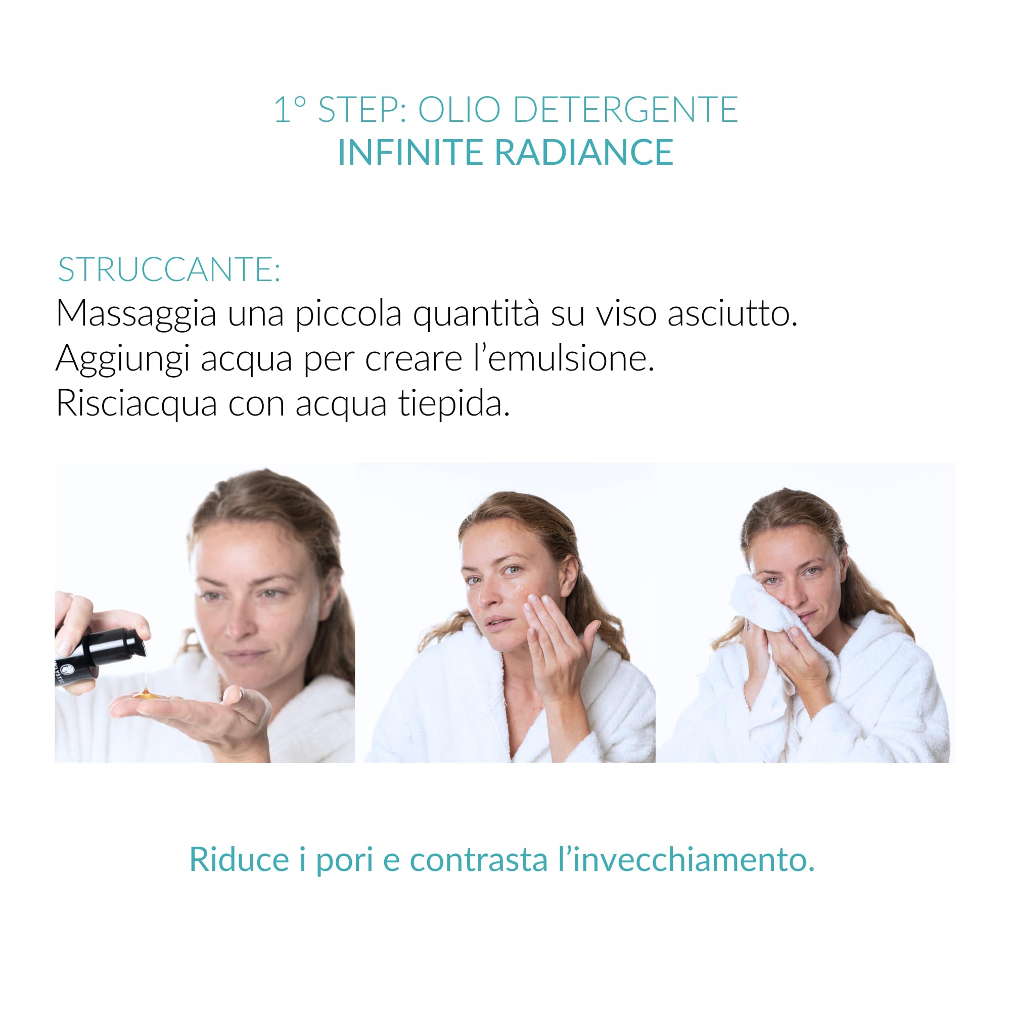 OWLYSTIC Set de Aceite y Mousse Limpiador Facial para Pieles Sensibles - BIO Vegano 100% MADE IN ITALY - Aceite Facial 3 en 1 con Vitamina E y Aceites Preciosos + Mousse Limpiador Desmaquillante