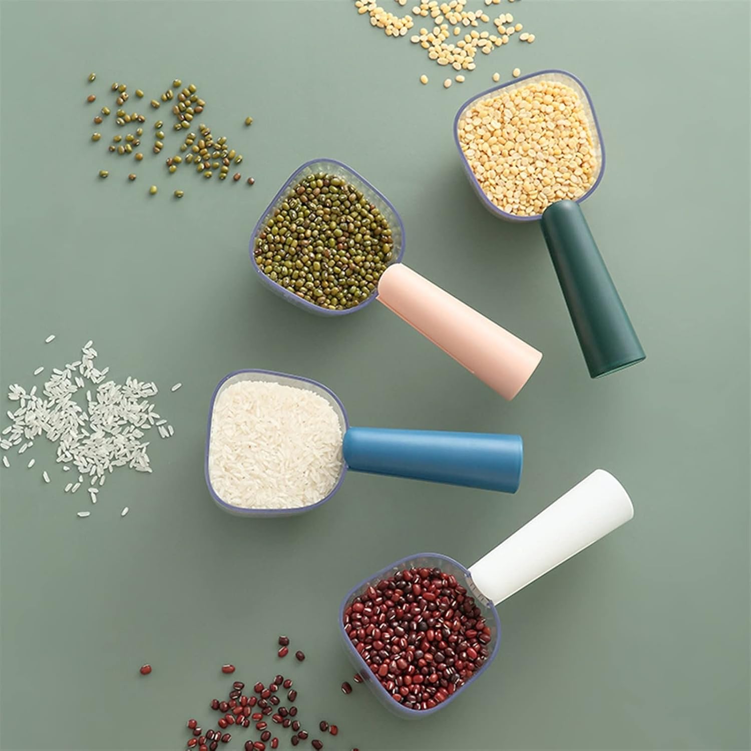 Cooking Multifunctional Cereal Flour Spoon for Kitchen Spoon (Color : 1) (3)