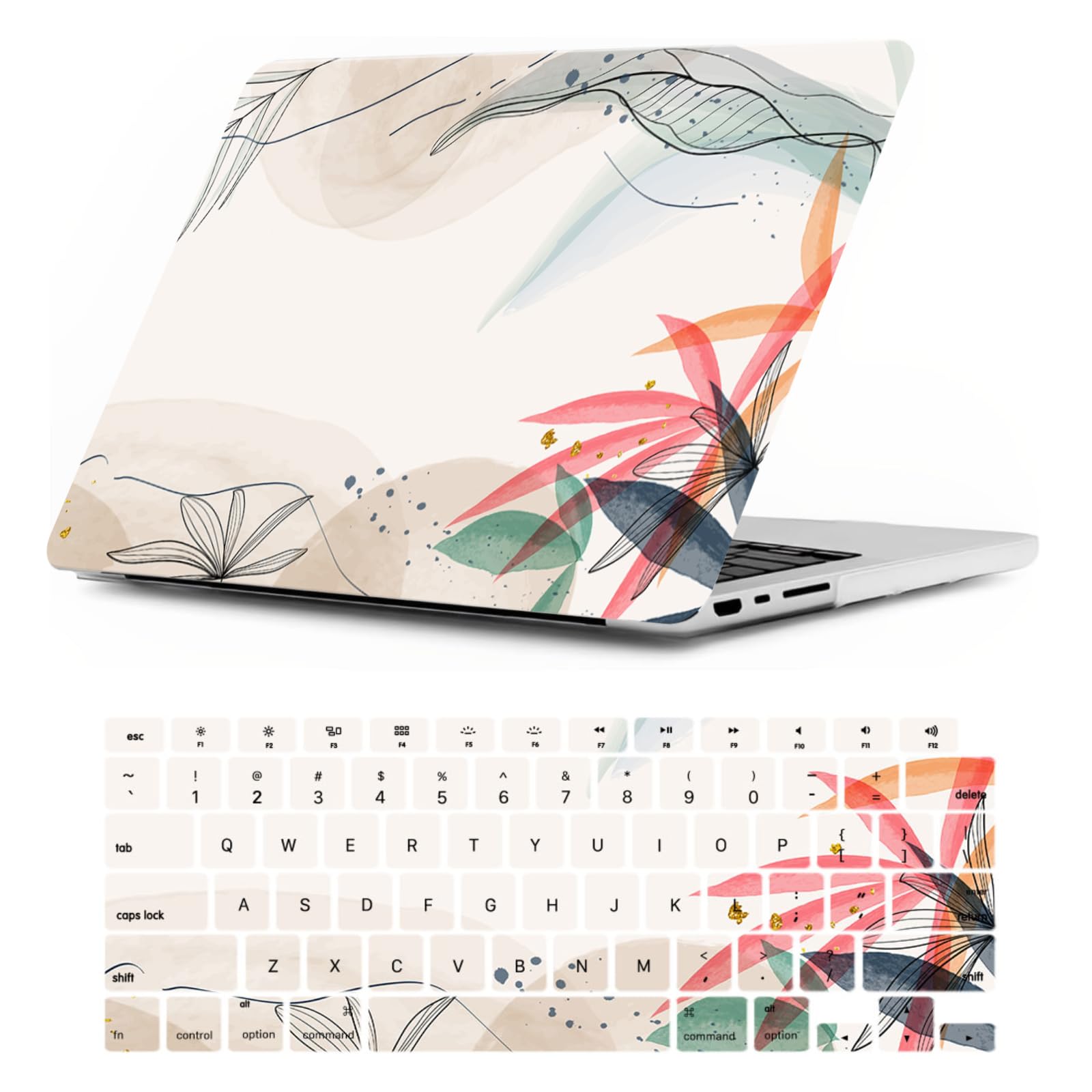 Carcasa MacBook Pro 16 2019 A2141 evita arañazos con protector teclado Touch ID 8