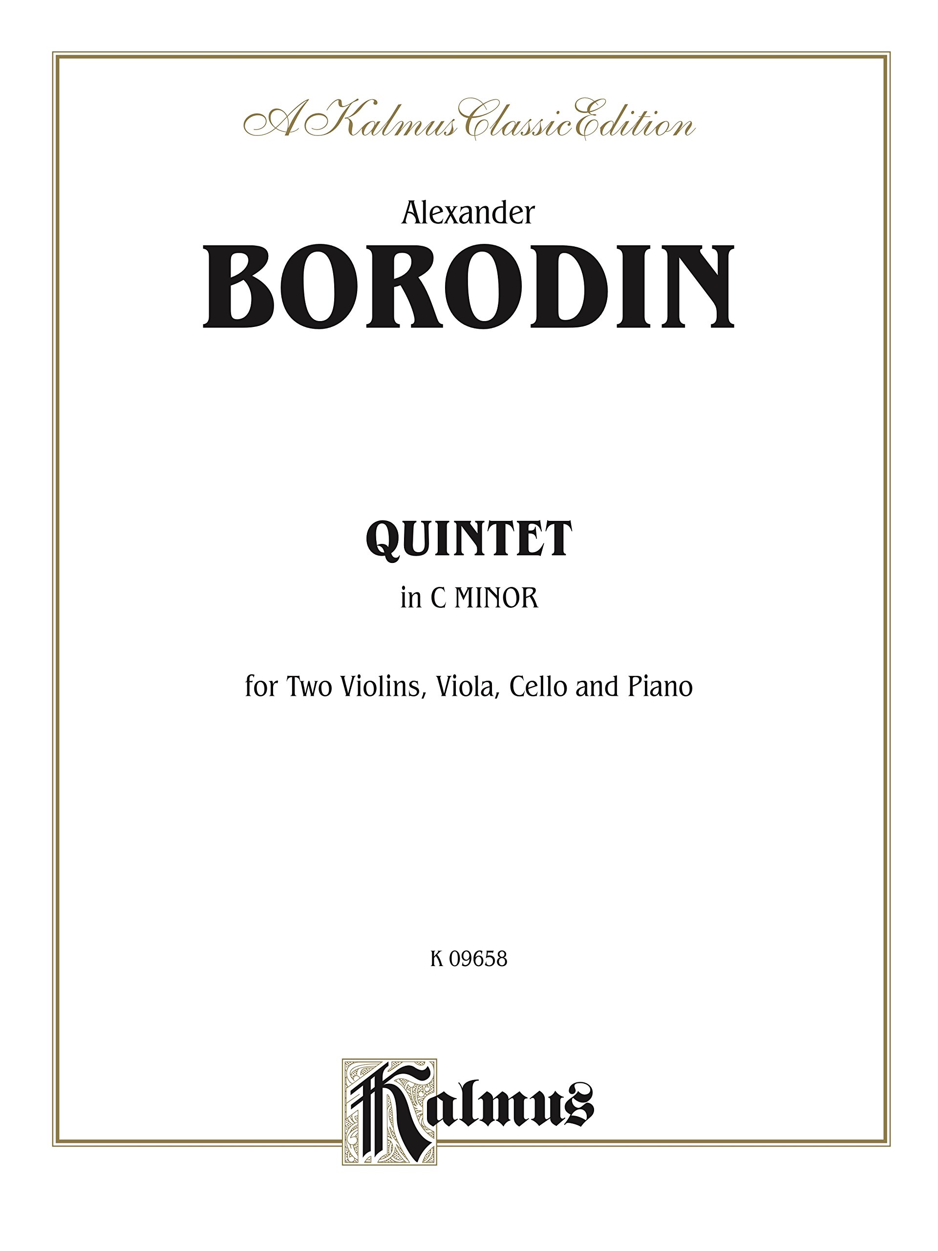 Quintet in C Minor: String Quintet (Kalmus Edition)