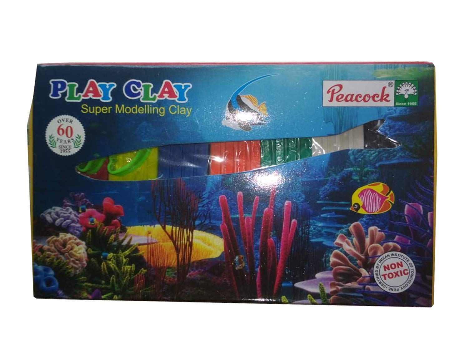 Peacock Super Modelling Play Clay for Kids (6 Colours) Pack of 3-picture-54
