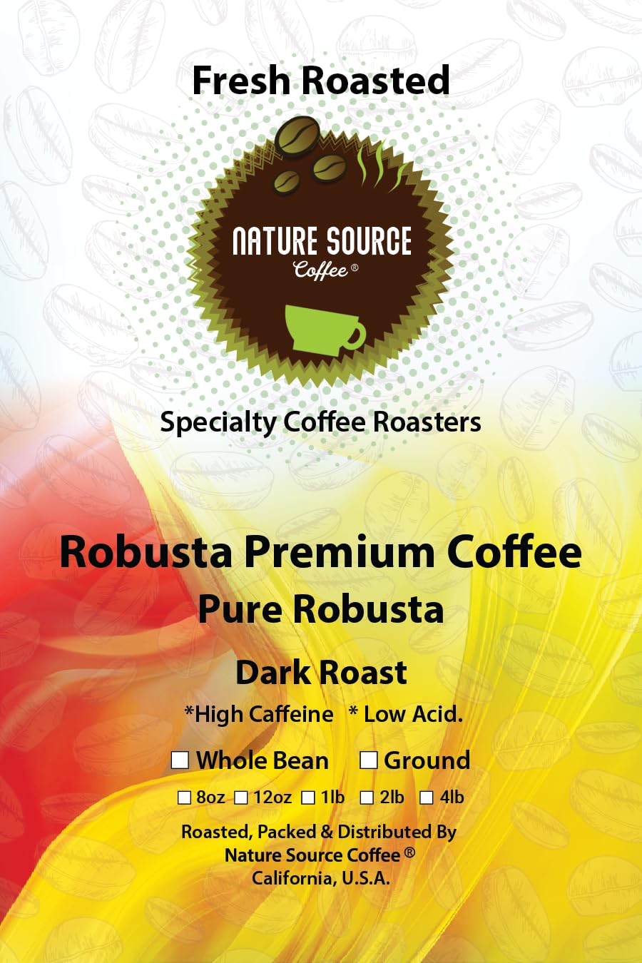 Amazon.com : Robusta Premium Coffee | Pure Robusta | Dark Roast
