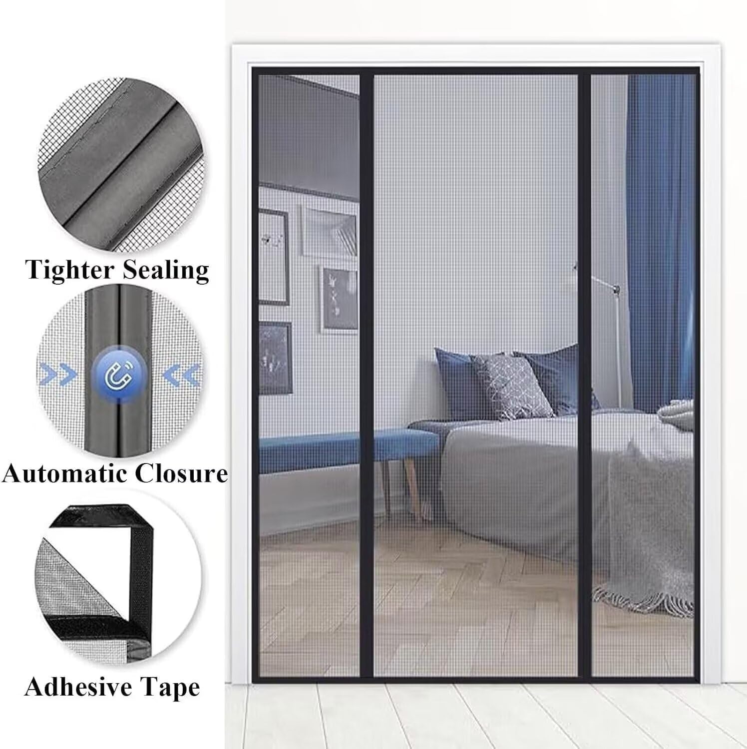 Magnets Magnetic Screen Door, Mesh Curtain Screen Gates Mosquito Nets For Room | BIG W - View #9