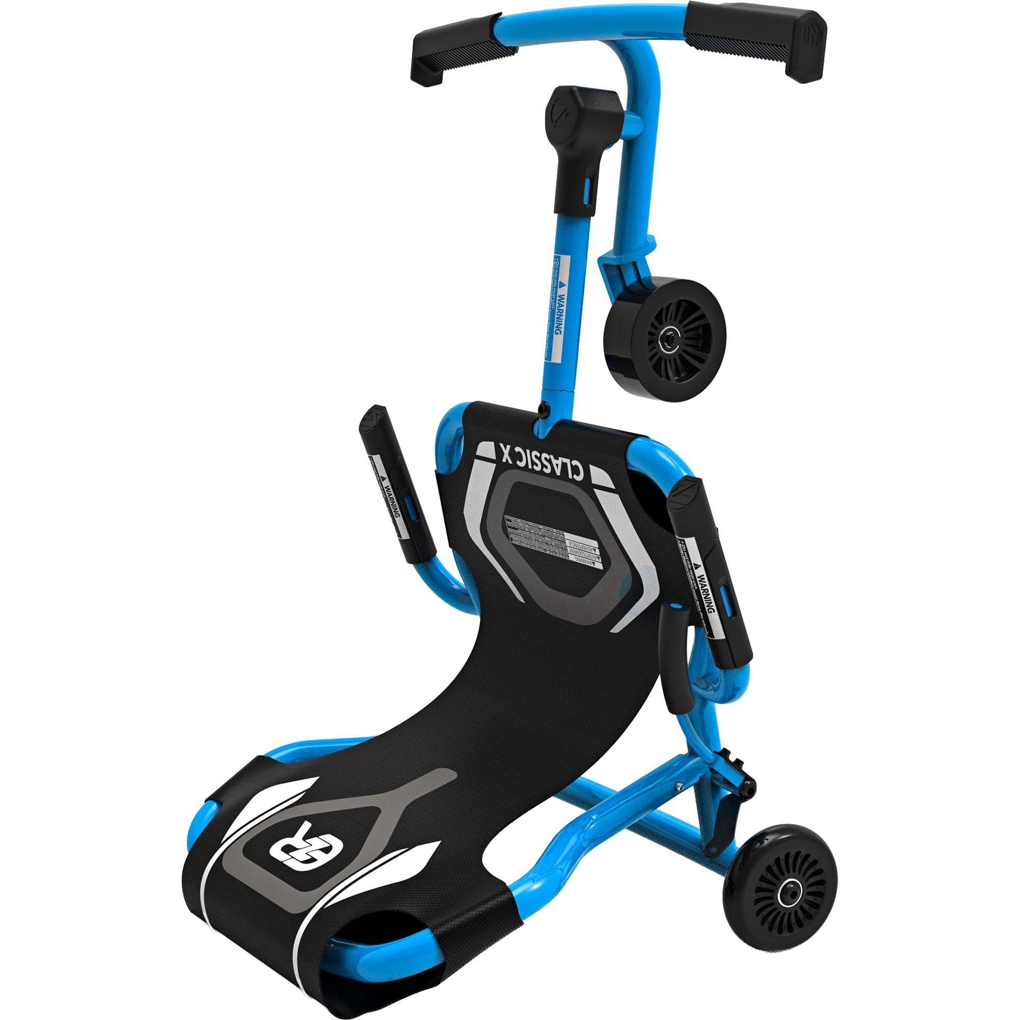 EzyRoller Classic X Go Kart Drift Trike para niños de 4 a 14 años | Triciclo Gokart hasta 70 kg | Vehículos Infantiles para Exteriores 1 Plaza, Capacidad de Carga hasta 70 kg (Azul)
