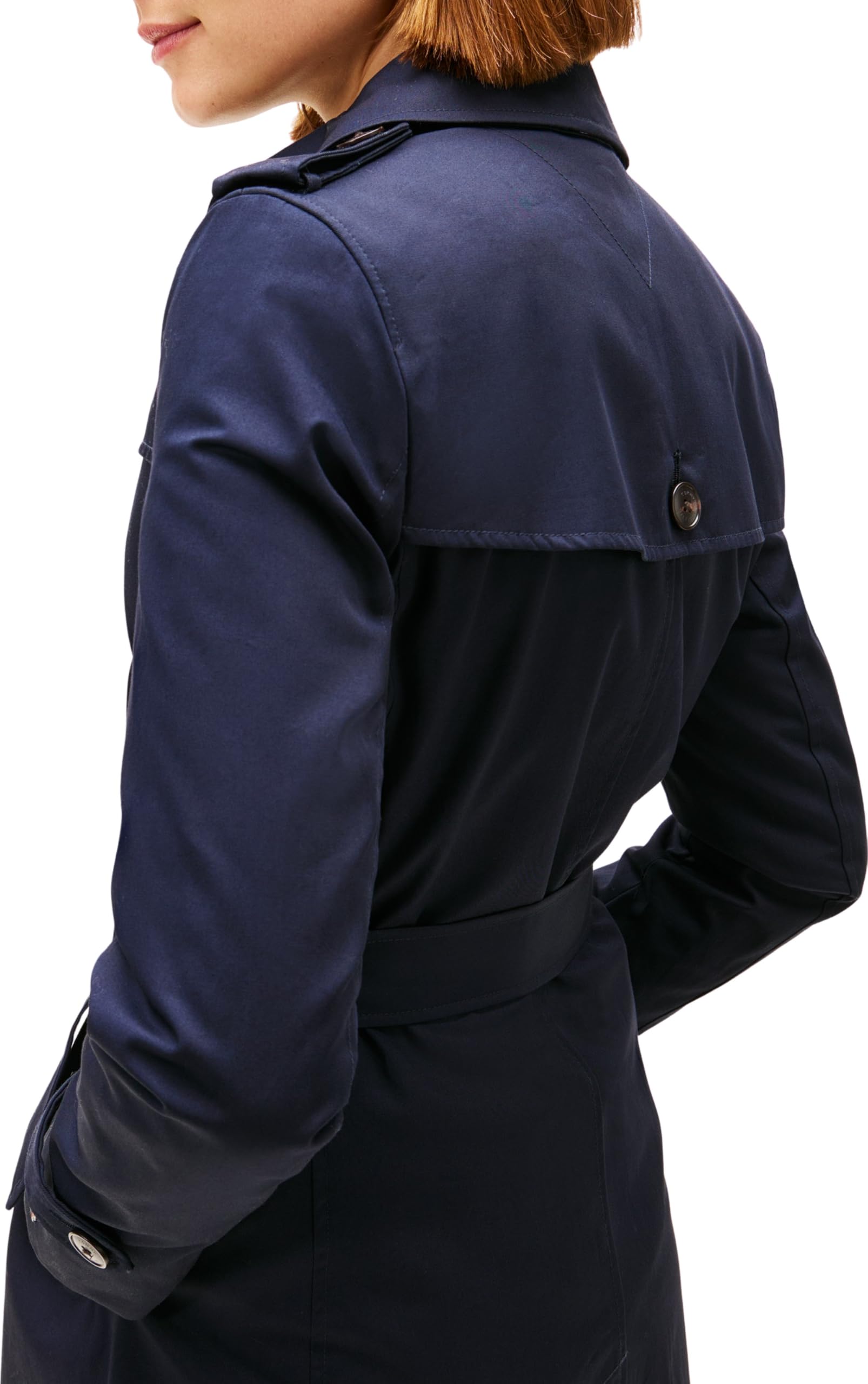 Tommy Hilfiger Damen Jacke Heritage Single Breasted Trench Übergangsjacke
