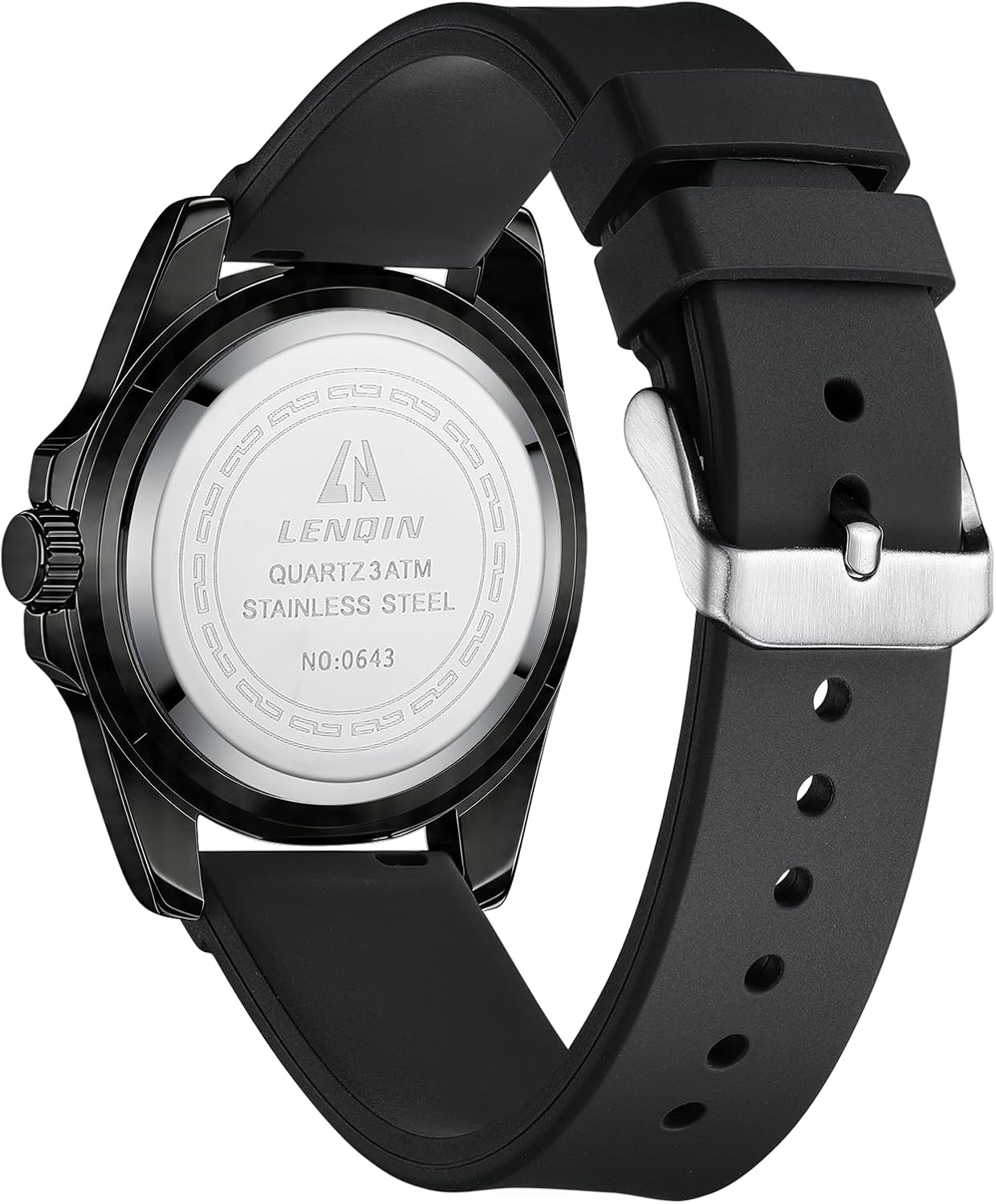 LN LENQIN Mens Watches Analog Quartz Military Waterproof Watch for Men