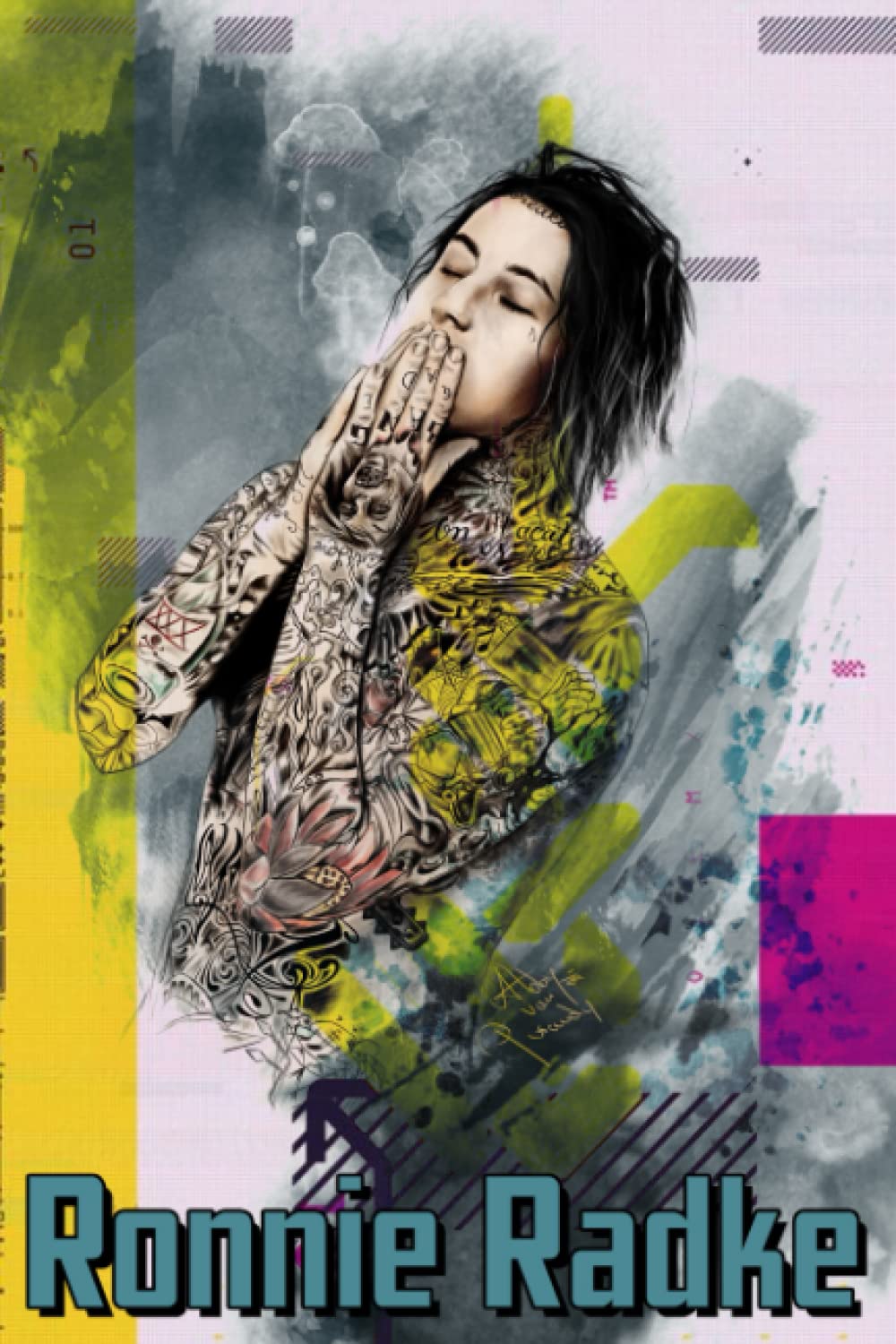 Ronnie Radke Notebook: Cute College Wide Ruled Journal Notebook for School Students, Teen Boys and Girls, Kids, Women for Creative Writing ... (Ronnie Radke Composition Notebooks)