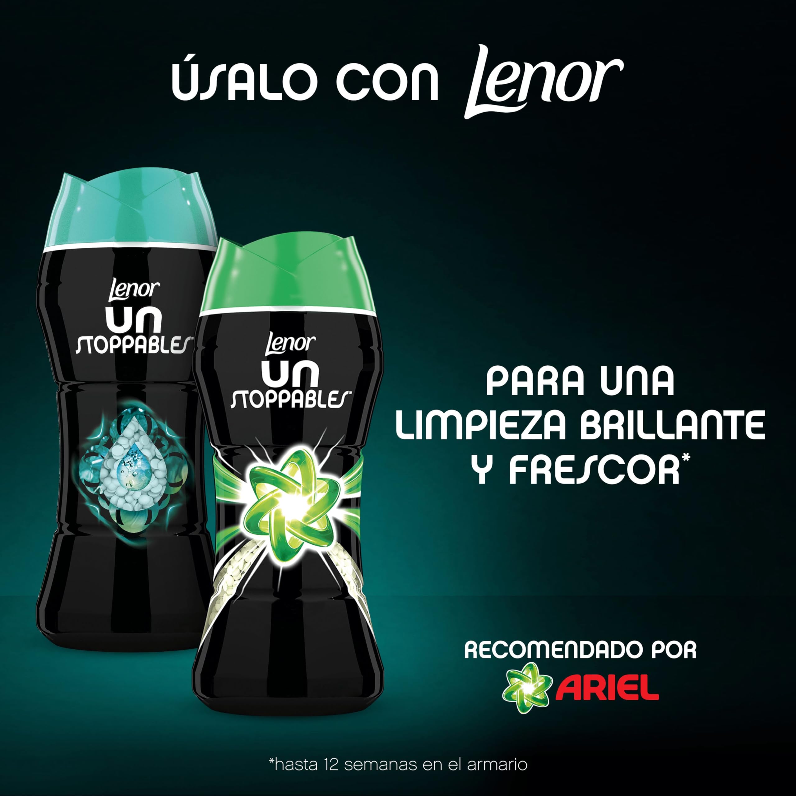 Ariel Detergente Lavadora Liquido 176 Lavados (4x36 + 8), Original, Jabon Limpieza Mejorada en Ciclos Mas Frios con la Exclusiva Tecnologia de limpieza en Frio