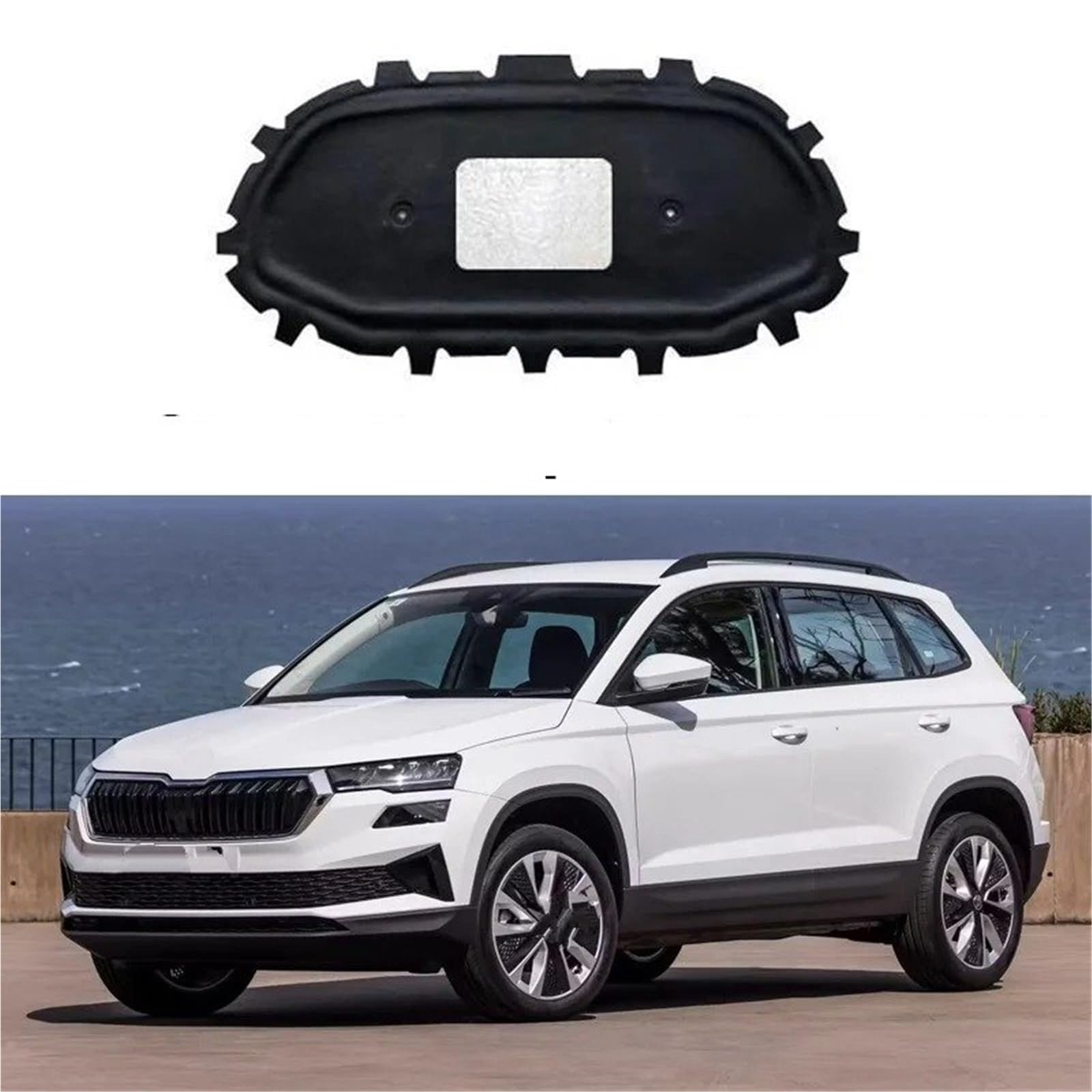 Per Skoda Per Karoq NU7 2017~2026 Cofano Anteriore Motore Ignifugo