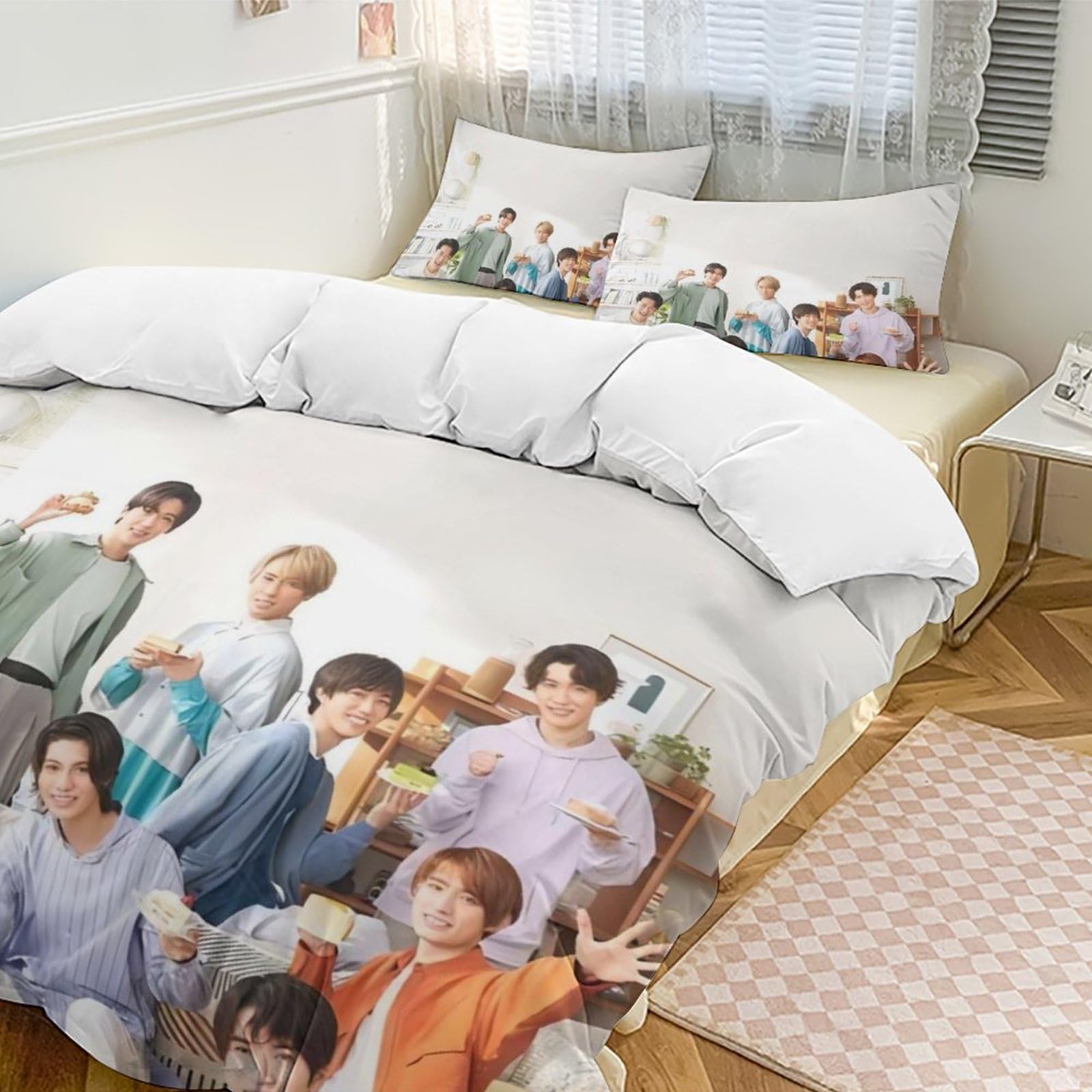 Amazon｜Snowman (1) 寝具 3ピース 掛け布団セット ンベッドスプレッド