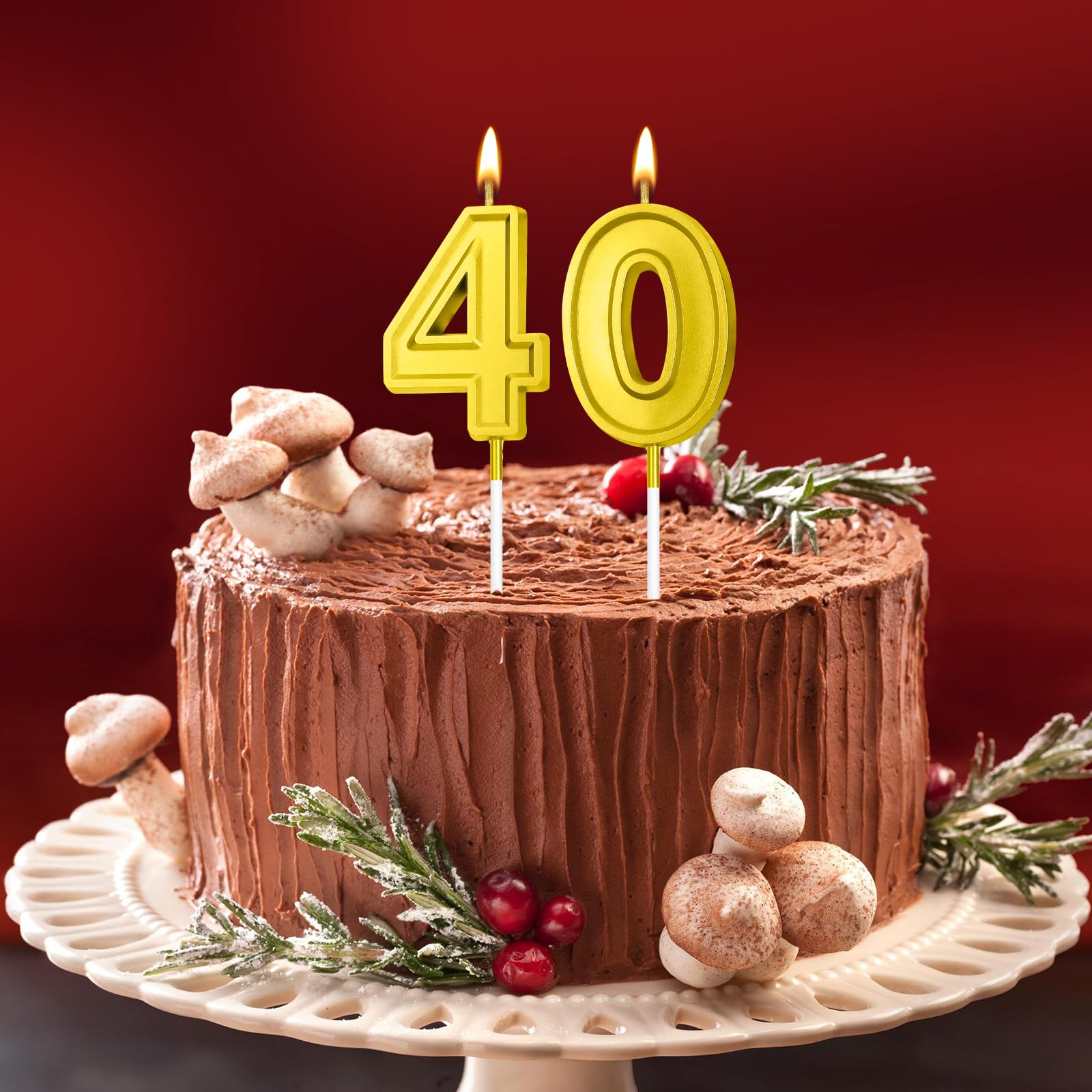 バースデーキャンドル Amazon.co.jp: 40歳の誕生日キャンドル 40歳の誕生日キャンドル