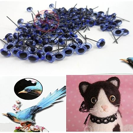 Amazon Chengyida 400個入り 0双 5mm 青 さし目 ぬいぐるみ 人形の目 手芸 クラフト 人形 アイ おもちゃ ガラスの目 ブラックdiy縫製 クラフト 手芸パーツ 手作り 針フェルト工作 ドールメイキング 通販
