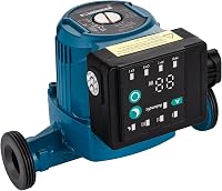 KATSU Tools Keringető Szivattyú 90W - Állítható Teljesítményű Fűtési Cirkulációs Szivattyú Radiátorokhoz és Központi Fűtésrendszerekhez, Réz 9