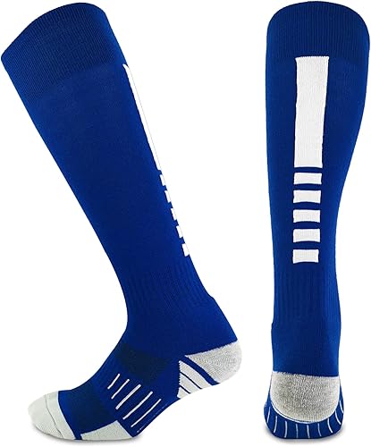 Calcetines deportivos de béisbol atlético, fútbol, sóftbol, sobre la pantorrilla, calcetines multideportivos