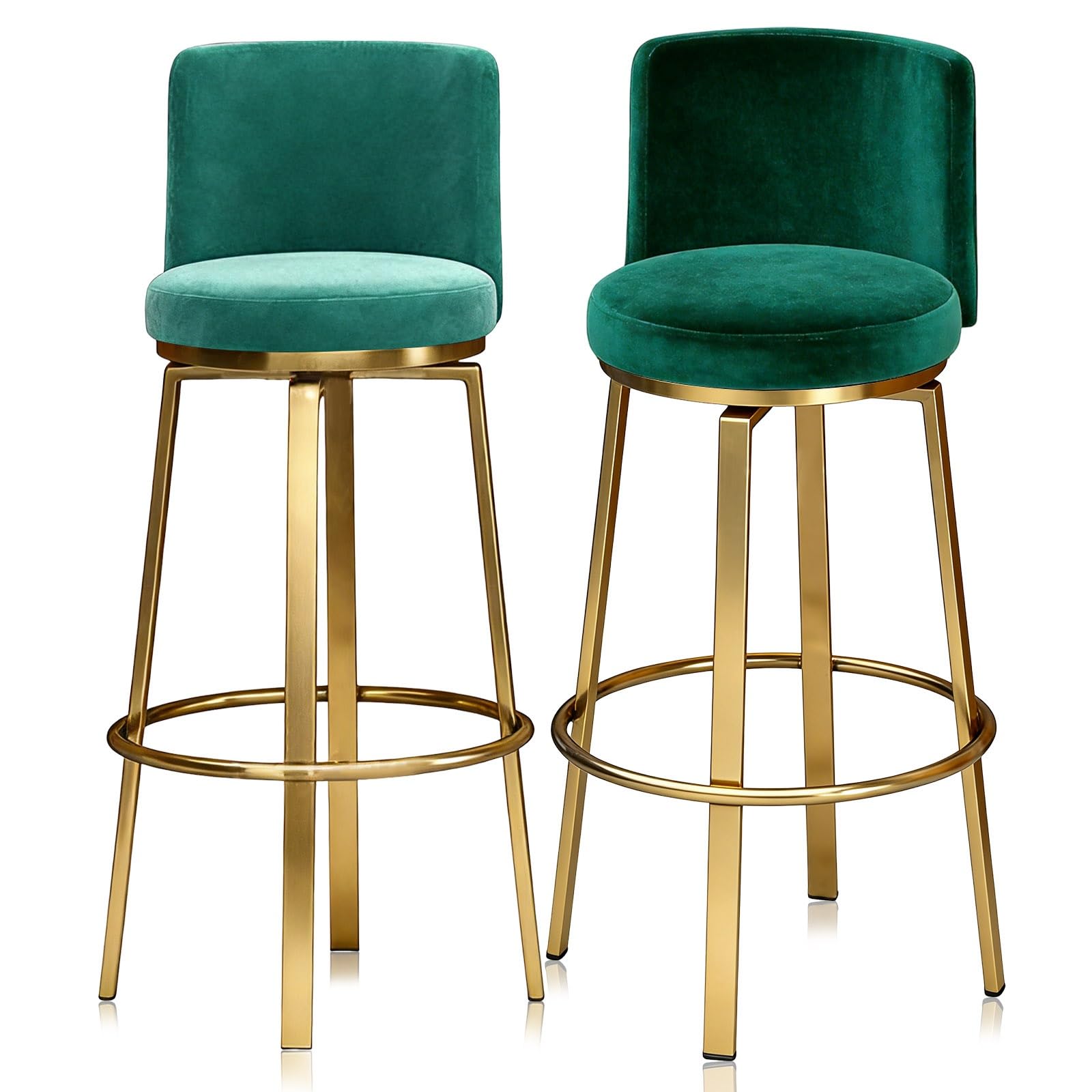 Tabouret de bar moderne en velours chic pour vos soirées cuisine