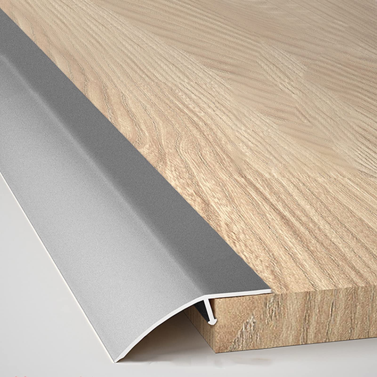 Übergangsleiste Aluminium Gold | Bodenschwelle Teppich Zu Fliesen | 250cm Fugenabdeckung