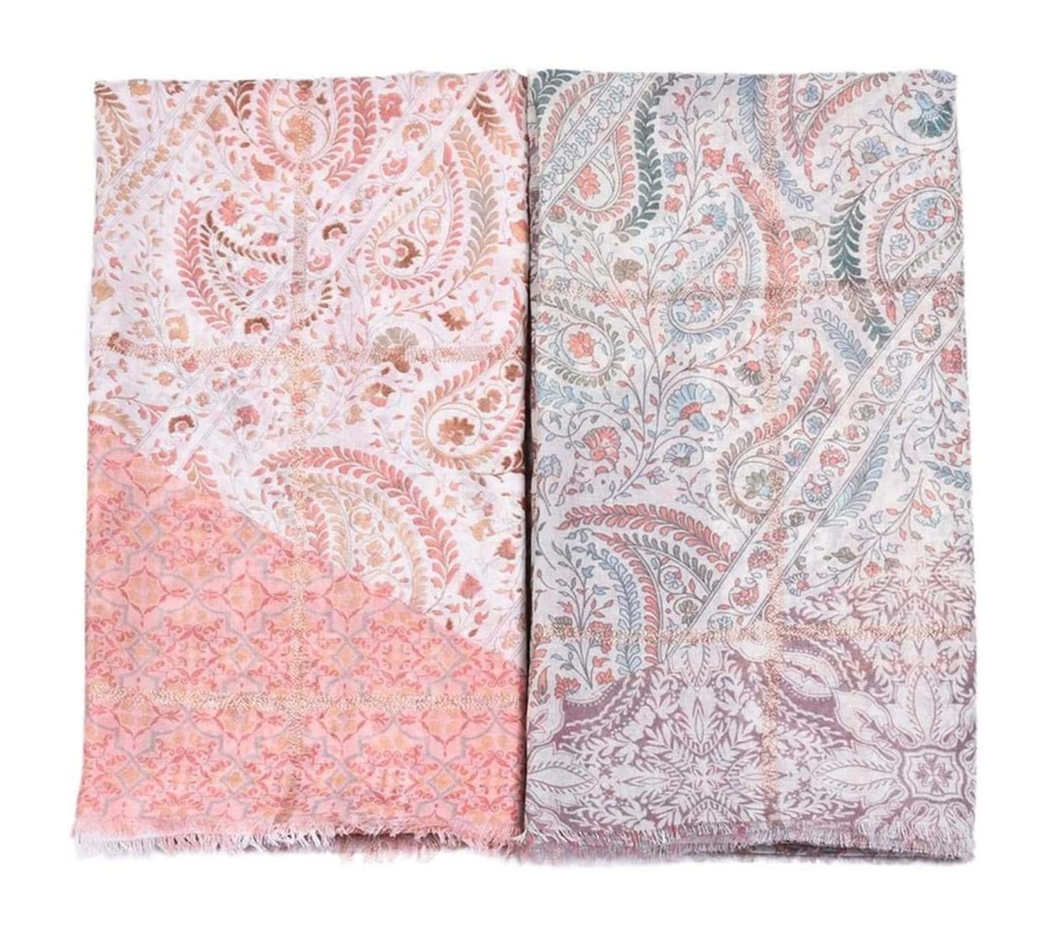 Sciarpa Invernale Sciarpa da Donna Scialle Avvolgente Protezione Solare Calda Modello con Stampa Dorata Regalo per Donna Sciarpa Scialle(B)
