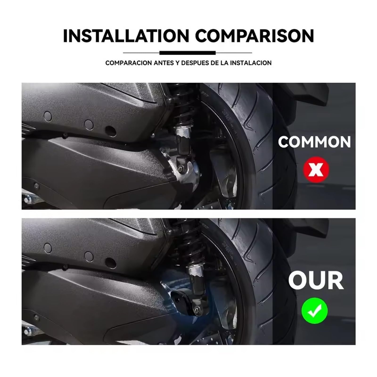 Zestaw łączników obniżających Do Yamaha X-MAX300 XMAX300 Łącznik obniżający | Akcesoria Motocyklowe Tylne Części Zestaw Do Opuszczania Korpusu Amortyzatora Zmniejsz