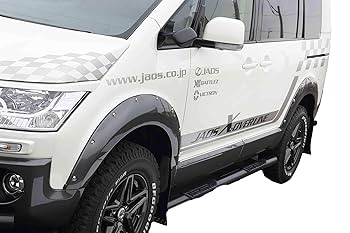 JAOS デリカD5 後期　オーバーフェンダー　塗装済み【左後ろのみ】 Amazon | ジャオス(JAOS) JAOS オーバーフェンダー type X