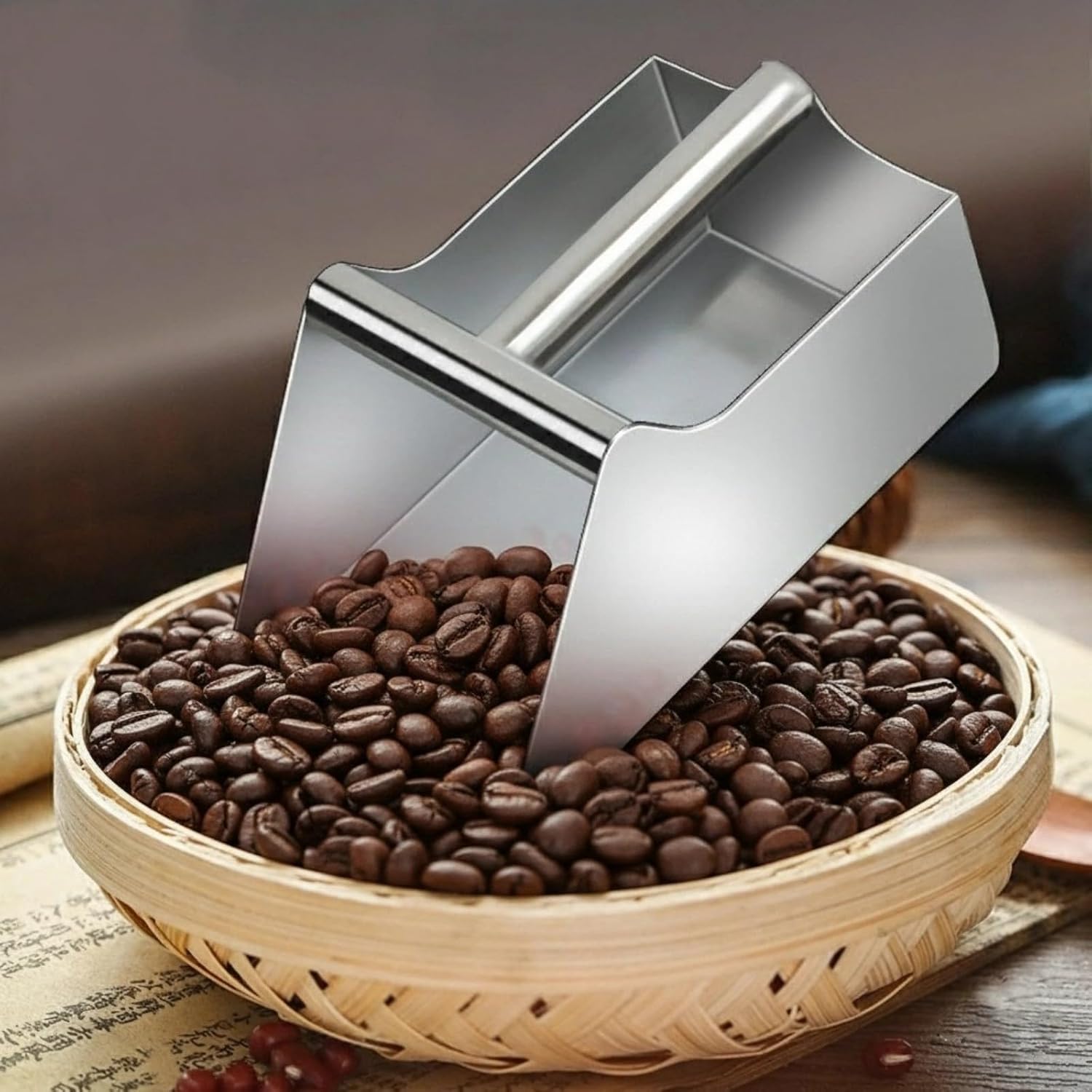 Thickened 304 Stainless Steel Utility 5kg Capacity Commercial Baking Mixing Party Supplies Home & Camping Stainless Steel Food Shovel